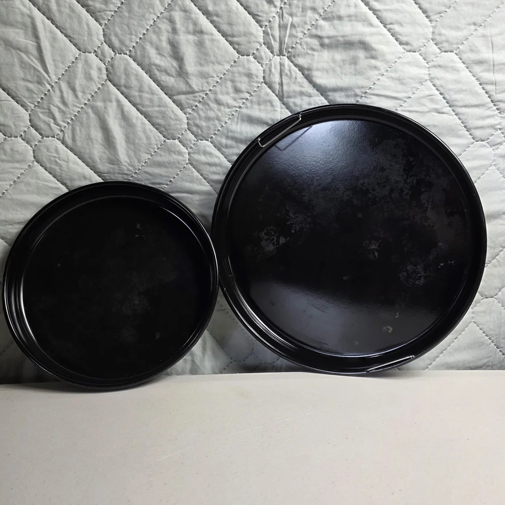 NuWave Black Pro Infrared Oven Browning/Drip Pan Set Of 3